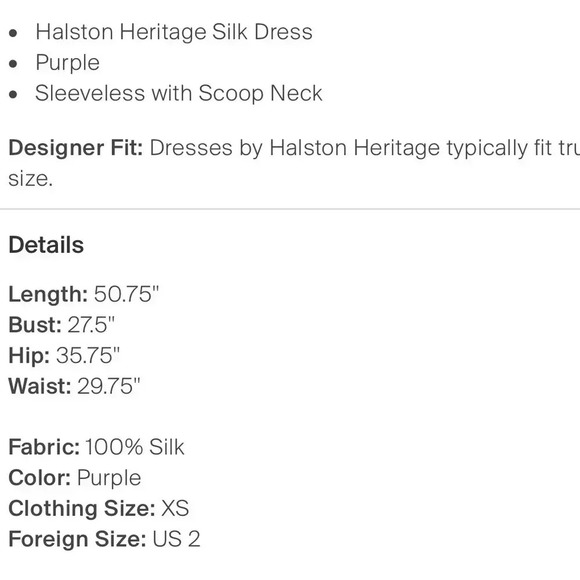 Halston Heritage silk dress size XS - Picture 4 of 4
